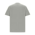 thumbnail image 2 of Tuosodrolic Summer Tops for Men Short Sleeve Casual Tees Solid Round Neck T-Shirts Loose Cotton Basic Shirt Big and Tall Gym Tshirt, 2 of 4