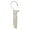 B, variant on EGNMCR Earrings for Women Ladies Fashion Party Shiny Diamond Long Tassel Earrings Single Earrings Without Pierced Ears Earrings Jewelry