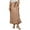 Khaki #23, variant on KDDYLITQ Satin Maxi Skirt for Women a Line Elastic Waistband Skirts Flared High Waisted Elegant Long Skirts Casual Dressy Skirt Dark Gray M