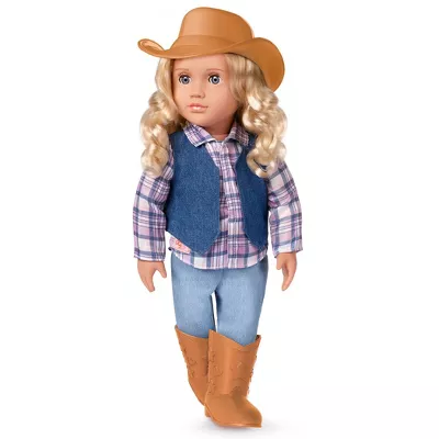 Our Generation 18" Cowgirl Doll in Western-Inspired Outfit