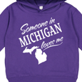 thumbnail image 3 of Inktastic Someone in Michigan Loves Me Toddler Hoodie, 3 of 4