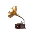 thumbnail image 1 of Creative Vinyl Record Player Ornament Retro Wrought Iron Model Home Wine Cabinet Decoration, 1 of 4