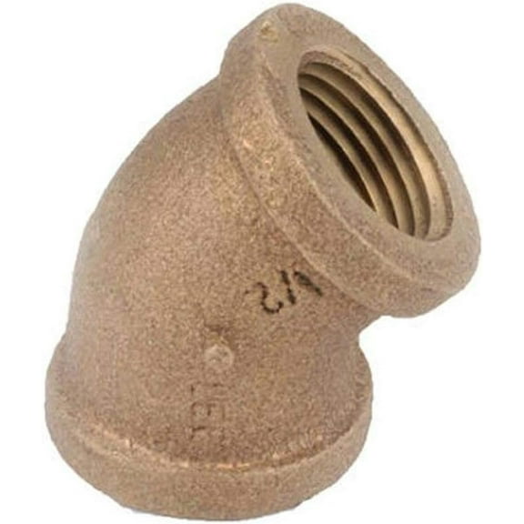 Anderson Metals 738107-04 Low Lead Elbow, Brass