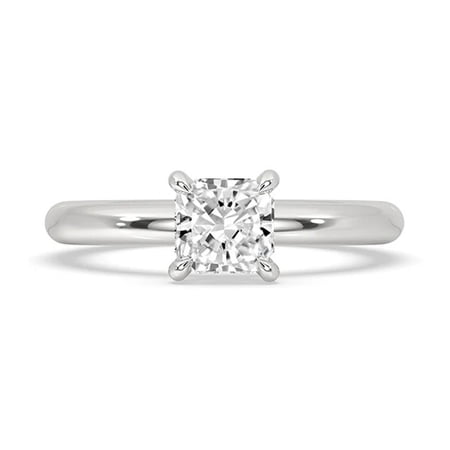 1 to 3 Carat Radiant Cut E VS1 Lab Grown Diamond Engagement Ring