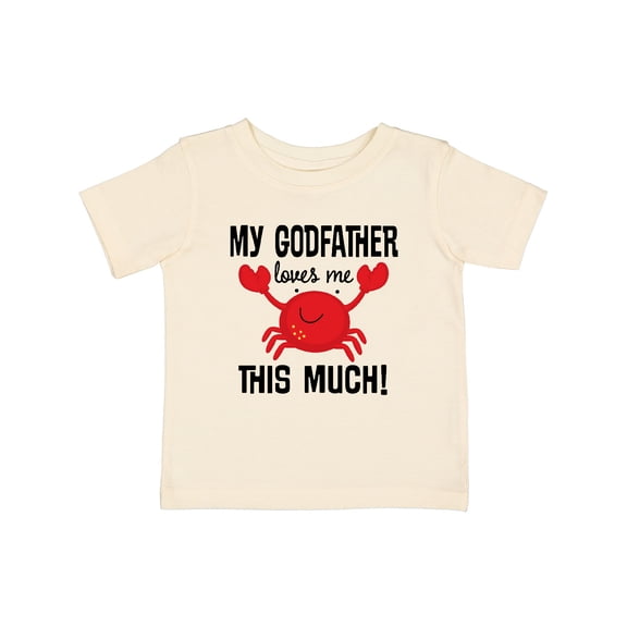 Inktastic My Godfather Loves Me Godchild Boys or Girls Baby T-Shirt