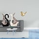 thumbnail image 2 of Figuras De Cisnes, Estatuas De Animales De Cerámica, Esculturas, Colección De Escritorio, Adorno, Decoración Moderna Para El Hogar, Estante, Aniversario, Chimenea, Repisa De Oficina, Sala De, 2 of 8