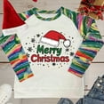 thumbnail image 3 of Craaazy Christmas Gifts For Women Round Neck Long Sleeve Christmas Tree Sweatshirt Christmas Reindeer Christmas Lights Merry Christmas Tops Womens Tops, 3 of 5