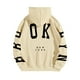 thumbnail image 4 of Hooded Sports Tracksuit Unisex Running Outfits Long Sleeve Pullover Hoodies Sweatshirt 2XL, 4 of 5