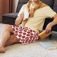 thumbnail image 5 of Lsque Easter eggs Pattern Mens Sleep Pajama Shorts,Short Pajama Pants, Cotton Ultra-Soft Knit-4X-Large, 5 of 6