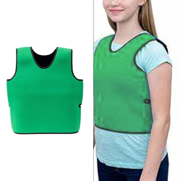 Chaleco de compresión para niños, transpirable y sensorial, ideal para fiestas al aire libre. M
