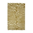 thumbnail image 2 of EORC GOLD Hand-Tufted Wool Transitional Modern Tufted Rug, 5' x 8'-Color:Gold,Material:Wool, 2 of 4