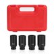 thumbnail image 1 of Head Adapter Socket 4pcs 1/2 Inch Deep Impact Socket Repairing Tool Set 12 Point Head Adapter High Hardness, 1 of 8