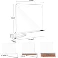 thumbnail image 2 of Ikaufen Shelf Dividers, 12 Inches Closet Shelf Organizer for Bedroom,Kitchen and Office, Clear Shelf Dividers,Adjustable Acrylic Bookshelf(8 Pack), 2 of 7