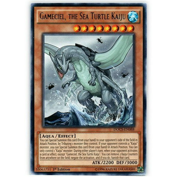 Yugioh Gameciel The Sea Turtle Kaiju Docsen0 Dimension Of Chaos 1st Edition Rare Walmart Com Walmart Com