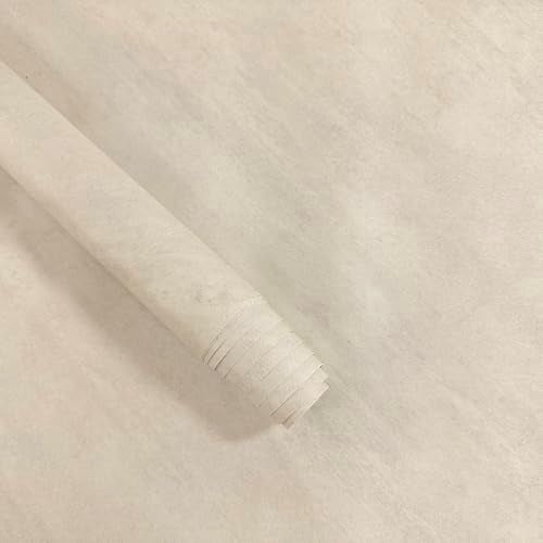 Beige Concrete Wallpaper Peel and Stick 32 x 157 Matte Contact Paper Cream Texture Waterproof Vinyl Limewash SelfAdhesive Modern Removable for Remodel Countertops Kitchen Bedroom Living Room