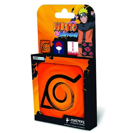 

ABYstyle Abysse America Naruto Shippuden - 4 Piece Coaster Gift Set