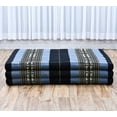 thumbnail image 4 of Leewadee Trifold Mattress XL – Comfortable Thai Massage Pad, Foldable Relaxation Floor Mattress Filled with Kapok, Perfect to Use as a Sleeping Mat 79 x 39 inches, Black Red, 4 of 6