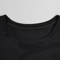 thumbnail image 4 of Ultrave Mens Shirts Short Sleeve Quick Dry Crew Neck Comfort Summer Tee Mens Clothes,Black,XXL, 4 of 8