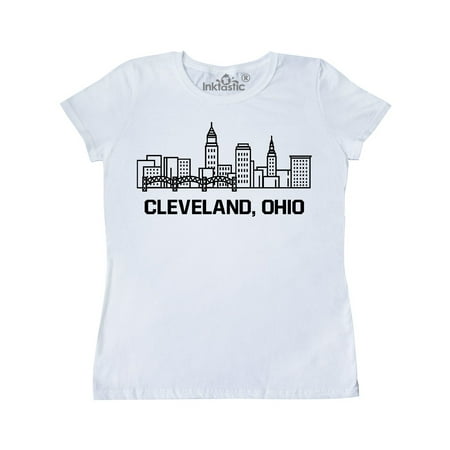 Cleveland Ohio Skyline Women's T-Shirt