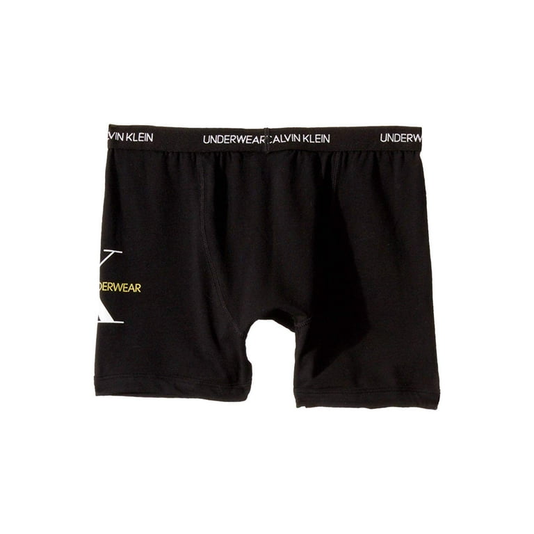 Calvin Klein Kids 2 Pack Monogram Boxer Brief Little Kids Big Kids Black Heather Gray Walmart