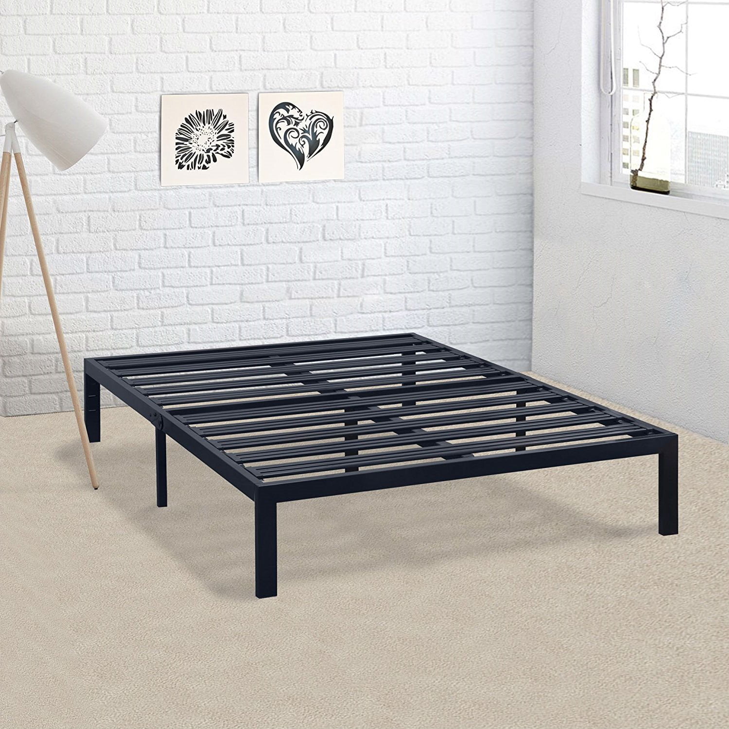 California King Bed Frame Wood And Metal 2022
