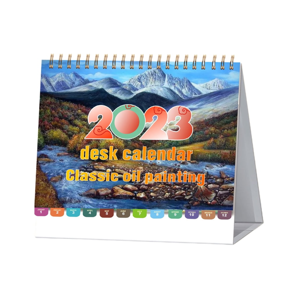 BOOMTB 2023 Desk Calendar Standing Flip Calendar Jan 2023 Dec 2023