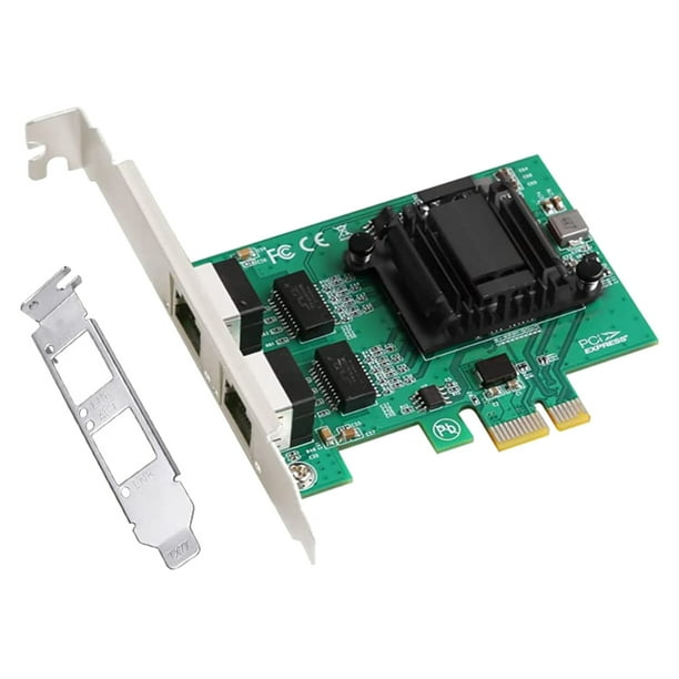 2Port Gigabit PCIe Network Card 1000M Dual Ports PCI Express