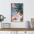 thumbnail image 3 of Wall26 Canvas Print Wall Art Tropical Palm Tree Cloud Nature Wilderness Photography Home Decor Realism Floral Botanical Southwest Rustic Countryside Desert Landscape for Living Room - 32"x48", 3 of 5