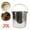 20 Liters, variant on 20 Liters Extra Thick Stainless Steel Barrel Bucket Food Tank Water Storage with Lid