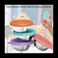 thumbnail image 3 of Salad Container to Go, 6X 50ML Small Containers with , Reusable Sauce Containers for Lunch Box, 3 of 8