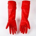 thumbnail image 4 of HomeLife 1/5 Pairs Latex Home Kitchen Dish Washing Cleaning Long Gloves Protective Cover, 4 of 10