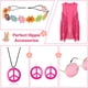 thumbnail image 3 of Set de disfraces hippie FunMular para mujer de los años 60 y, 3 of 3