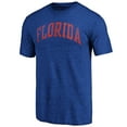 thumbnail image 2 of Men's Royal Florida Gators Vault Two Hit Arch Tri-Blend T-Shirt, 2 of 3