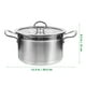thumbnail image 4 of Sopa de acero inoxidable olla doble stock stock sopa de sopa estable olla de sopa de tapa cocina bote bote, 4 of 5