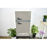 Frigidaire 3.1 Cu. Ft. 2 Door Retro Compact Refrigerator , Built-In Side Bottle Opener, Cream