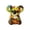 A, variant on Little Koala Lamp Figurine, Retro Stained Resin Table Lamp, 3D Animal Charge Powered Night Light, Stained Glass Lamp for Bedroom Home Office Desk Decor, A