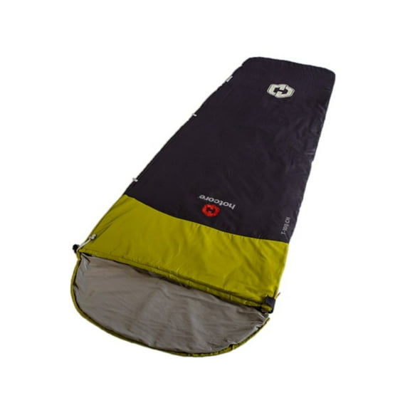 Hotcore T-100 Tapered Sleeping Bag, Charcoal, 90in x 32in x 22in