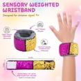 thumbnail image 3 of Pulsera Sensorial JXM con Peso y Lentejuelas Reversibles para Estimulación Táctil, 3 of 7