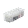 thumbnail image 5 of Limei Underwear Drawer Organizer Set, Foldable Sock Bra Underpants Organizer Drawer Divider, Washable Closet Cabinet Storage Boxes for Clothes, Stockings, Ties and Bras (6 Grid), 5 of 7