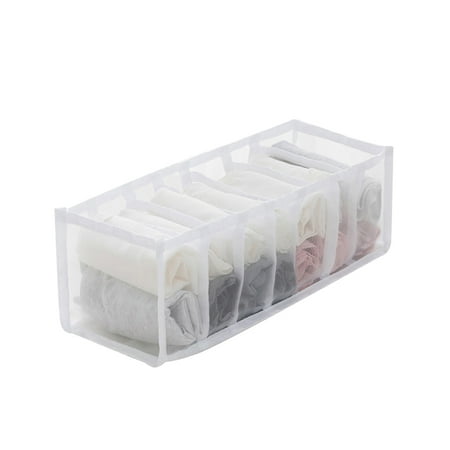 

Riguas Bra Storage Box Large Capacity Classified Ventilated 6/7/11 Grids Underwear Storage Case Household Supplies