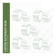 thumbnail image 4 of Set 5 Rollos Listón 4cm De Ancho Blanco Satinado Decoración Eo Safe Imports Color Blanco, 4 of 5