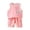 Summer Children Outfit Set-C637-Pink, variant on Toddler Kid Girl Clothes Heart Print Short Sleeves Top   Shorts 2PC Summer Outfit Set Girls Summer Set 1-8 Years,1-2 Years