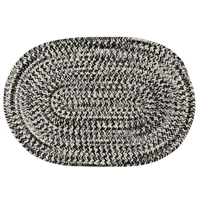 Colonial Mills HH31R018X030 18 x 30 in. Sasha Doormats, Black Ice
