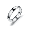 thumbnail image 1 of Xtellar Anillo De Pareja De Titanio Liso De Acero Inoxidable Simple PLATA 6MM talla  7, 1 of 1