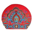 thumbnail image 1 of Sonducket Estilo mexicano mujeres mujer étnico Vintage bordado flores Bandanas gorra rojo azul estampado sombrero sombreros de invierno para mujeres Sombreros Rojo 56-60cm Sonducket AP1313-01B, 1 of 1