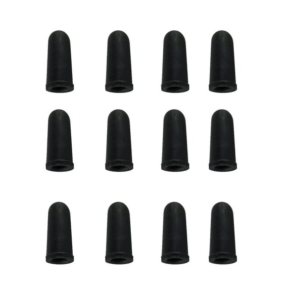 GSC International 210-1-DZ Black Bulb for Droppers, 1ml,  Pack of 12