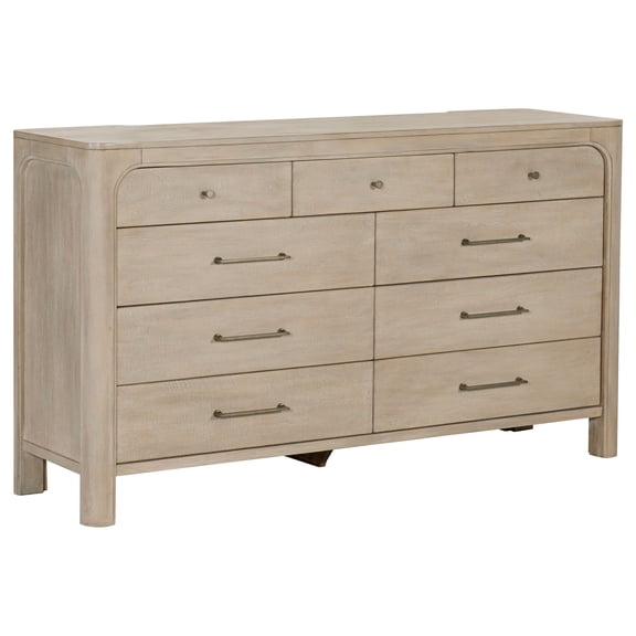 Solano 9-drawer Bedroom Dresser Cabinet Weathered Mango
