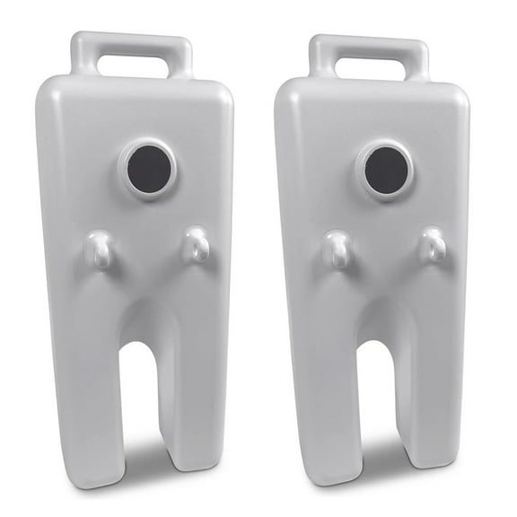 Aqua Select Weights for Above Ground In-Pool Steps, White, 2 Pack