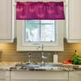 thumbnail image 2 of Coolnut Valentine's Day Heart Windows Valance Curtains, 54x18in Double Layer Short Blackout Window Topper Treatment for Bathroom,Kitchen,Living Room,Cafe Decor,1 Panel, 2 of 6
