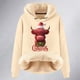 thumbnail image 4 of WILLBEST Sudadera con Capucha para Mujer, Estampado Navideño de Vaca, Cálida X-Grande, 4 of 4
